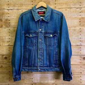 True 90s Vintage Wrangler Denim Trucker Jacket